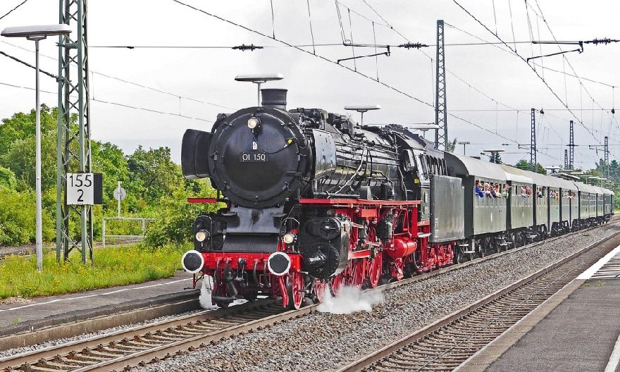 Dampflokomotive in Hamm (Westfalen)